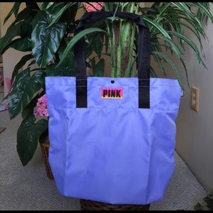 Pink Victoria’s Secret Lavender snap tote